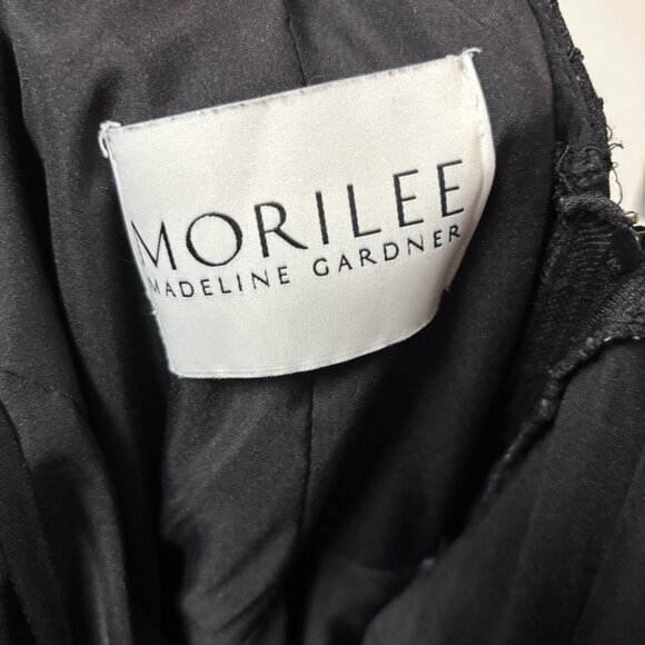 Elegant Morilee by Madeline Gardner Black Lace Dress - Picture 6 of 6